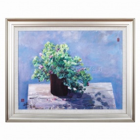 廣繡《斜陽》74x59cm